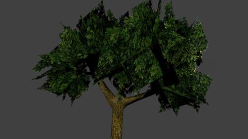 Tree low poly preview image